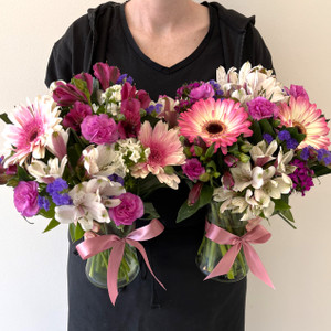 Florist Choice Mixed Posy in Vase