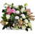 Emma Arrangement of roses, freesias, succulents, candles, native foliages, nuts and berries.