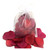 Artificial Red Rose Petal Mini Bag