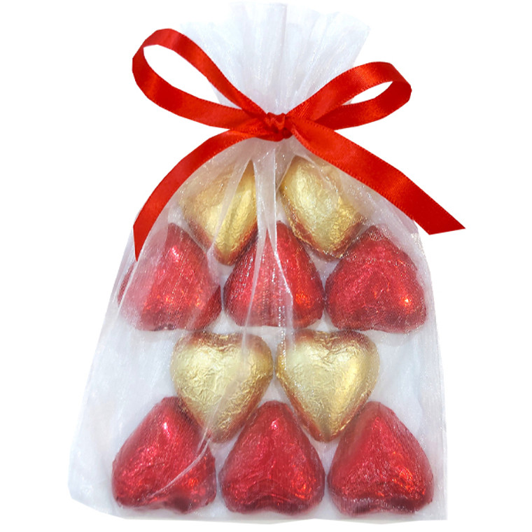 Red Heart Chocolates in Giftbag