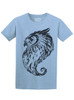 Great Horned Owl - Black on Mens T Shirt