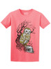 Owl & Skull - Multicolor on Mens T Shirt
