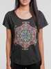 Cycles - Multicolor on Black Triblend Womens Dolman T Shirt