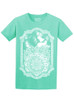 Lady & Lotus - White on Mens T Shirt