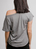 Reclamation - Multicolor on Heather Grey Triblend Womens Dolman T Shirt