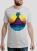 Volcano - White on Mens T Shirt