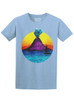 Volcano - White on Mens T Shirt