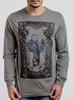 The Boxer - Multicolor on Heather Grey Triblend Men's Long Sleeve