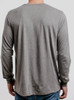 The Boxer - Multicolor on Heather Grey Triblend Men's Long Sleeve