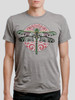 Dragonfly - Multicolor on Heather Grey Triblend Mens T Shirt