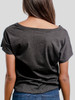 Pearl of the Deep - Multicolor on Heather Black Triblend Womens Dolman T Shirt