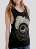 Koi Balance - Multicolor on Black Women's Muscle Tank Top