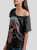 Empathy - Multicolor on Heather Black Triblend Womens Dolman T Shirt