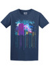 The City - Multicolor on Mens T Shirt