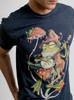 Folk Frog - Multicolor on Mens T Shirt