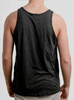 Angel - Multicolor on Heather Black Triblend Mens Tank Top