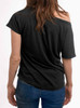 Rooftops - Multicolor on Heather Black Triblend Womens Dolman T Shirt