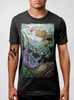 Space Sub - Multicolor on Heather Black Triblend Mens T Shirt