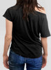 Space Sub - Multicolor on Heather Black Triblend Womens Dolman T Shirt