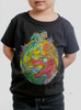 Rad Raptors - Multicolor on Black Toddler T-Shirt