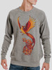 Phoenix - Multicolor on Heather Grey Triblend Men's Sweatshirt