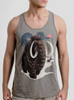 Mammoth - Multicolor on Heather Grey Triblend Mens Tank Top