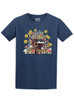 Piano Mushrooms - Multicolor on Mens T Shirt