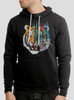 Melting Tiger - Multicolor on Black Men's Pullover Hoodie