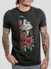 Lady of the Dead - Multicolor on Heather Black Triblend Mens T Shirt