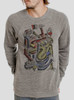 Know Evil - Multicolor on Heather Grey Triblend Men's Sweatshirt