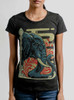 Elefante - Multicolor on Heather Black Triblend Junior Womens T-Shirt