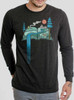 Story Book - Multicolor on Heather Black Triblend Men's Long Sleeve