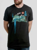 Story Book - Multicolor on Heather Black Triblend Mens T Shirt