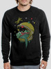 Deep Space - Multicolor on Black Men's Sweatshirt