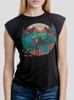 Snap Shot - Multicolor on Black Women's Rolled Cuff T-Shirt