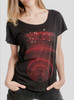 Abyss - Multicolor on Heather Black Triblend Womens Dolman T Shirt