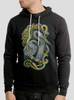 Blue Heron - Multicolor on Black Men's Pullover Hoodie