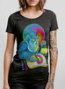 Inspiration - Multicolor on Heather Black Triblend Junior Womens T-Shirt