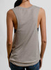 Space Discovery - Multicolor on Heather Stone Womens Muscle Tank