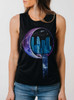 Stardust City - Multicolor on Black Women's Muscle Tank Top