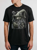 Wizard - Multicolor on Heather Black Triblend Mens T Shirt