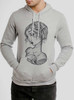 Lola Luck - Multicolor on Athletic Heather Men's Pullover Hoodie