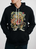 One Man Band - Multicolor on Black Men's Pullover Hoodie