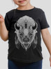 White Buffalo - Multicolor on Black Toddler T-Shirt