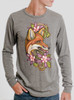 Fox - Multicolor on Heather Grey Triblend Men's Long Sleeve