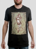 Lady Rogue - Multicolor on Heather Black Triblend Mens T Shirt