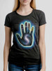 Destiny - Multicolor on Heather Black Triblend Junior Womens T-Shirt