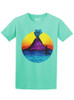 Volcano - White on Womens Unisex T Shirt