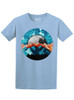 The Mountains - Multicolor on Womens Unisex T Shirt
