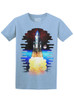 Spaceship - Multicolor on Womens Unisex T Shirt